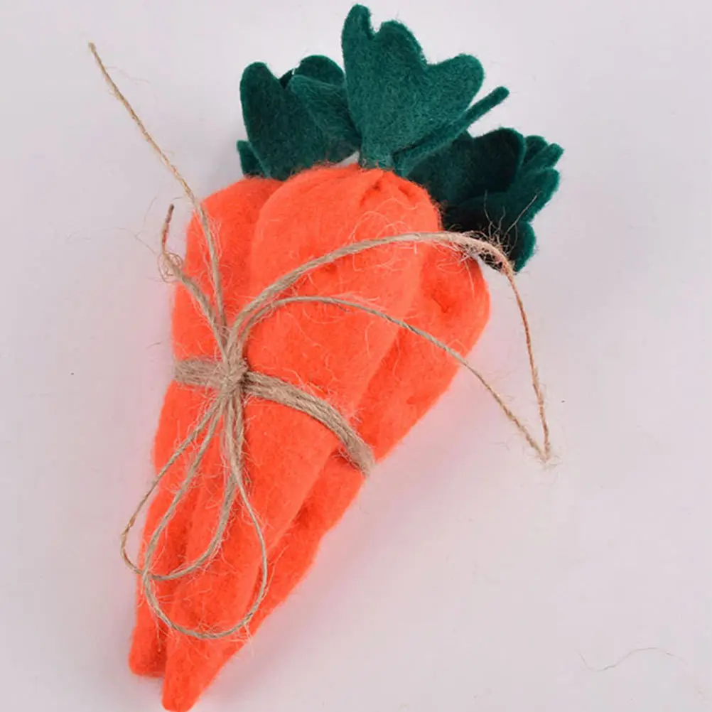 

4pcs Decor Artificial Easter For Home Garden Party Decoration Festival Carrot Decor Desktop Adornment Easter Party Carrot