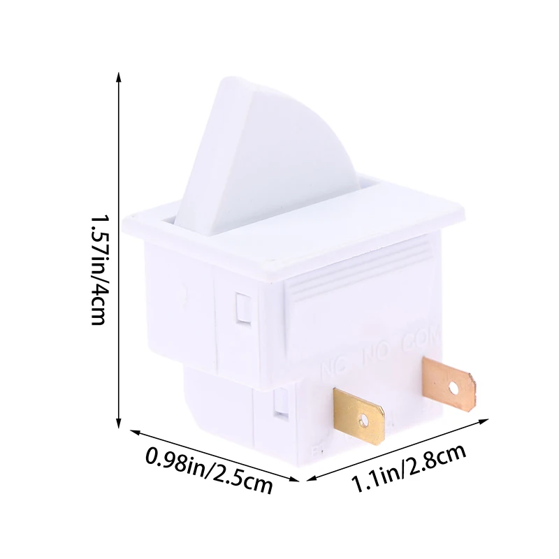 1pcs AC 5A 250V Replacement Fridge Part Kitchen Refrigerator Accessories Generic 2Pin Refrigerator Door Light Switch