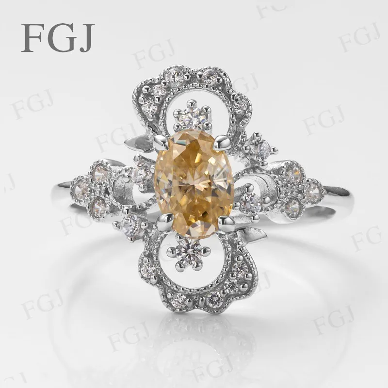 

Муассанит овальной огранки, стерлинговое серебро 925 пробы VVS1 5x7 мм, сверкающее для женщин и мужчин, свадебное обручальное кольцо, рождественские подарки, одежда