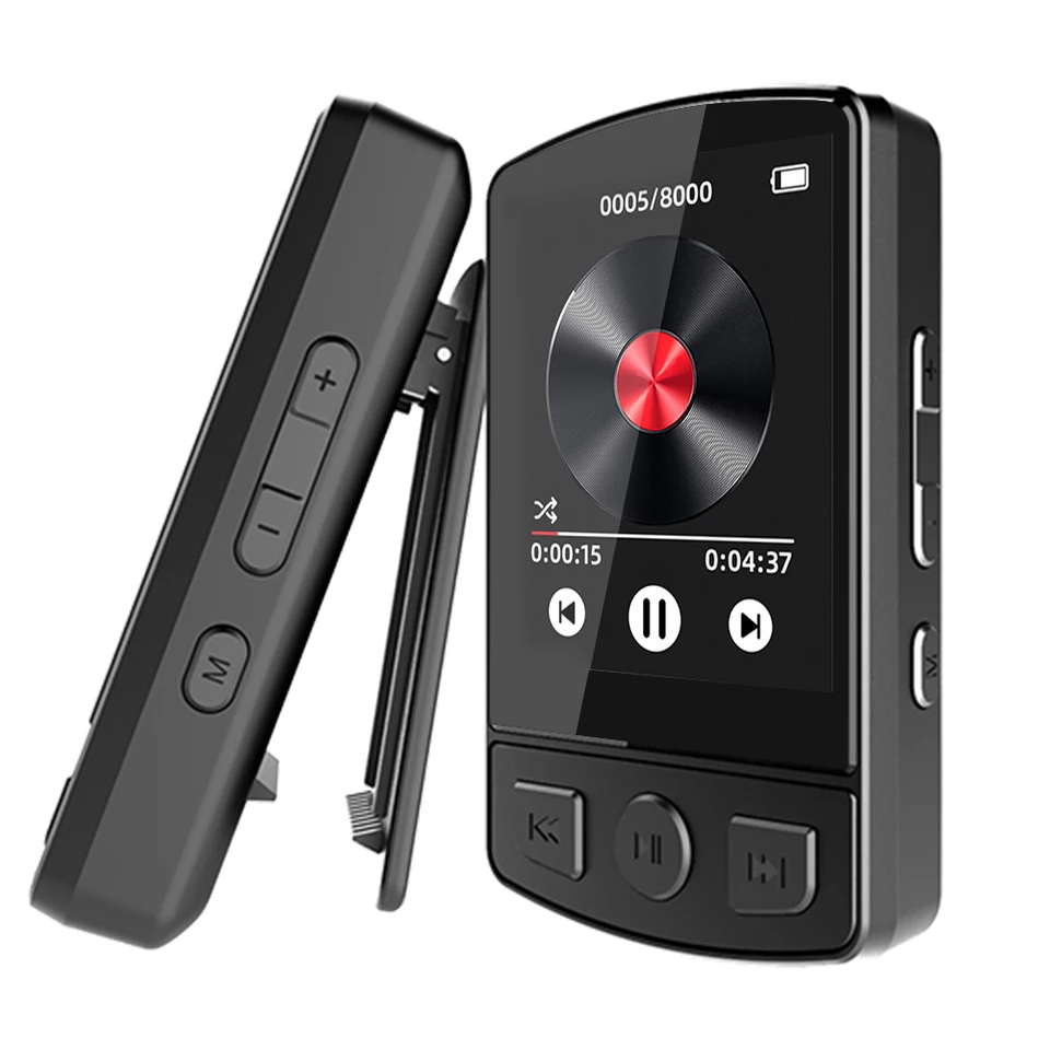 Portable Bluetooth MP3 Player Clip with FM Radio