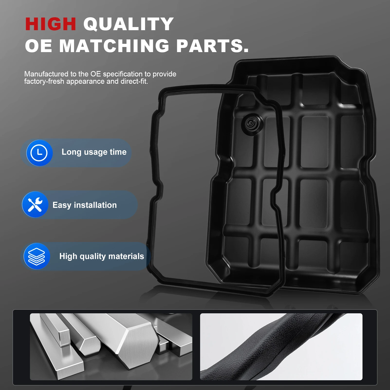 

Transmission Oil Pan Kit w/Trans Oil Filter Fit for NAG1 W5A580 Transmission for Dodge Jeep Wrangler Chrysler 300 52108327AA
