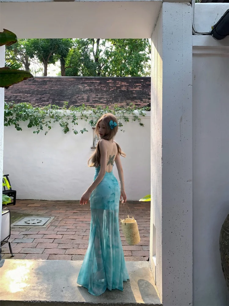 

Bal Strap Dr Women's Winter Me Fi Tail Skirt een Beach Vaion Slim Fit Long Dr Sexy High Waist