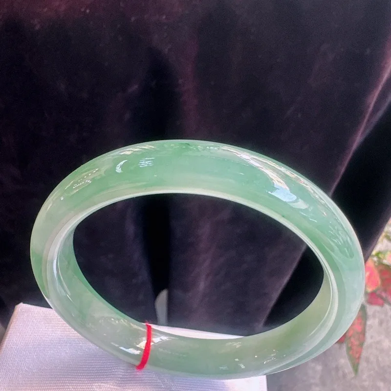 Wholesale Natural Myanmar Ice-like Positive Ring Bracelet Jade Unisex