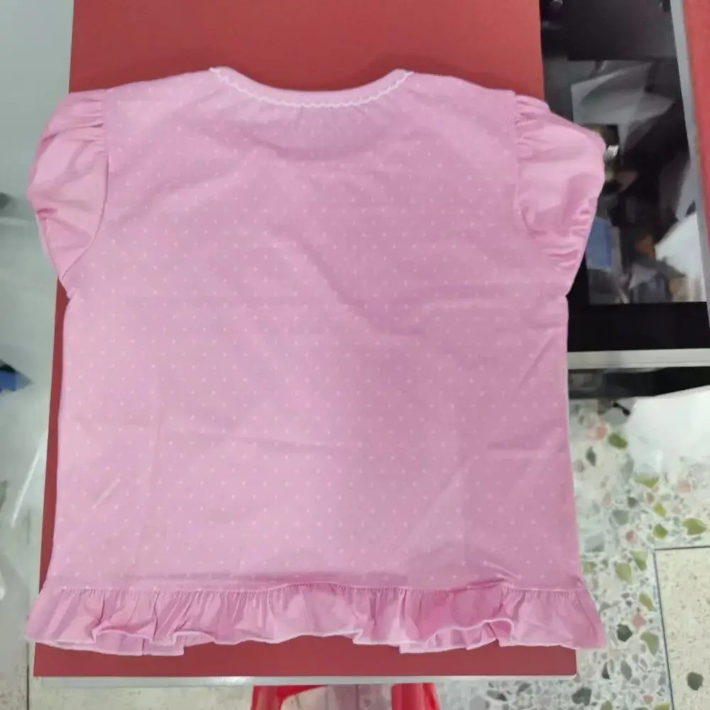 mezzopiano replica Japanese-style cute childlike sweet girls' clothing short-sleeve summer vintage T-shirt cartoon pink