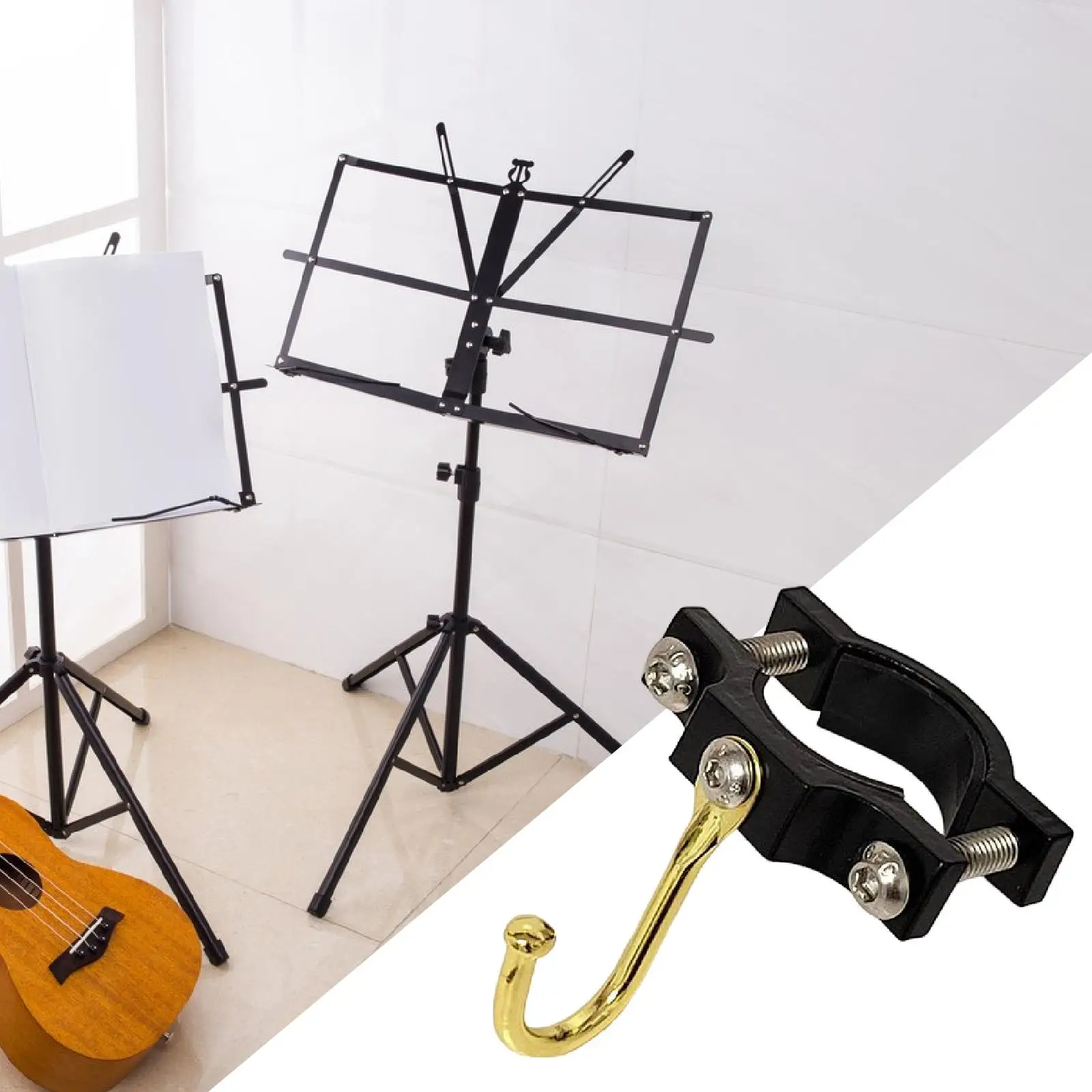 Violin Bow Hanger Hook Lightweight Sturdy Multifunctional Hanging Hook Violin Bow Holder for Studio Schools Practice Performance