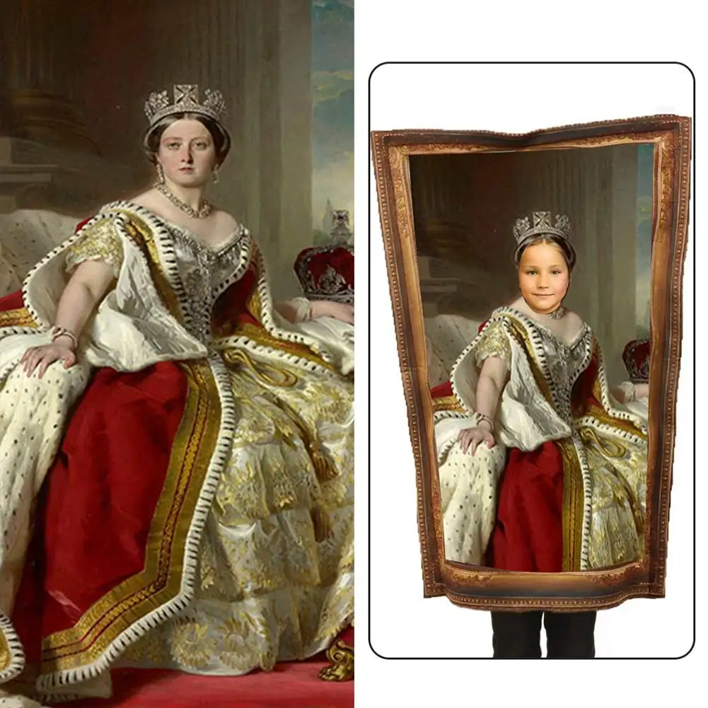 Halloween Funny The Painting Cosplay Clothing Unisex Jumpsuit Portrait Costume Disguise For Adult Men Roleplay Fantasia Outfit