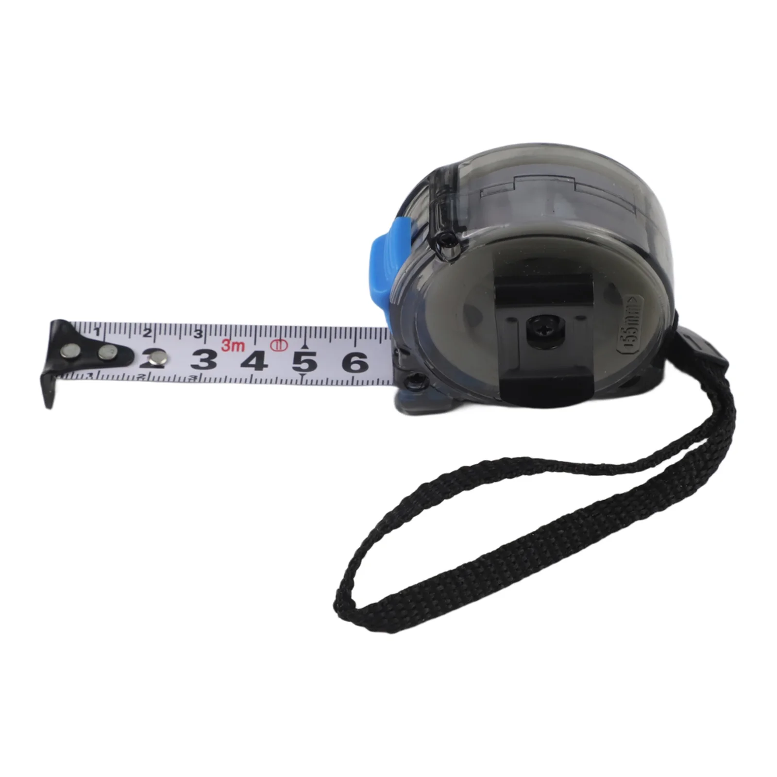 Transparent Steel Tape Measure with Hardened Carbon Steel and Rotary Locking for Precise Measurements in Various Applications