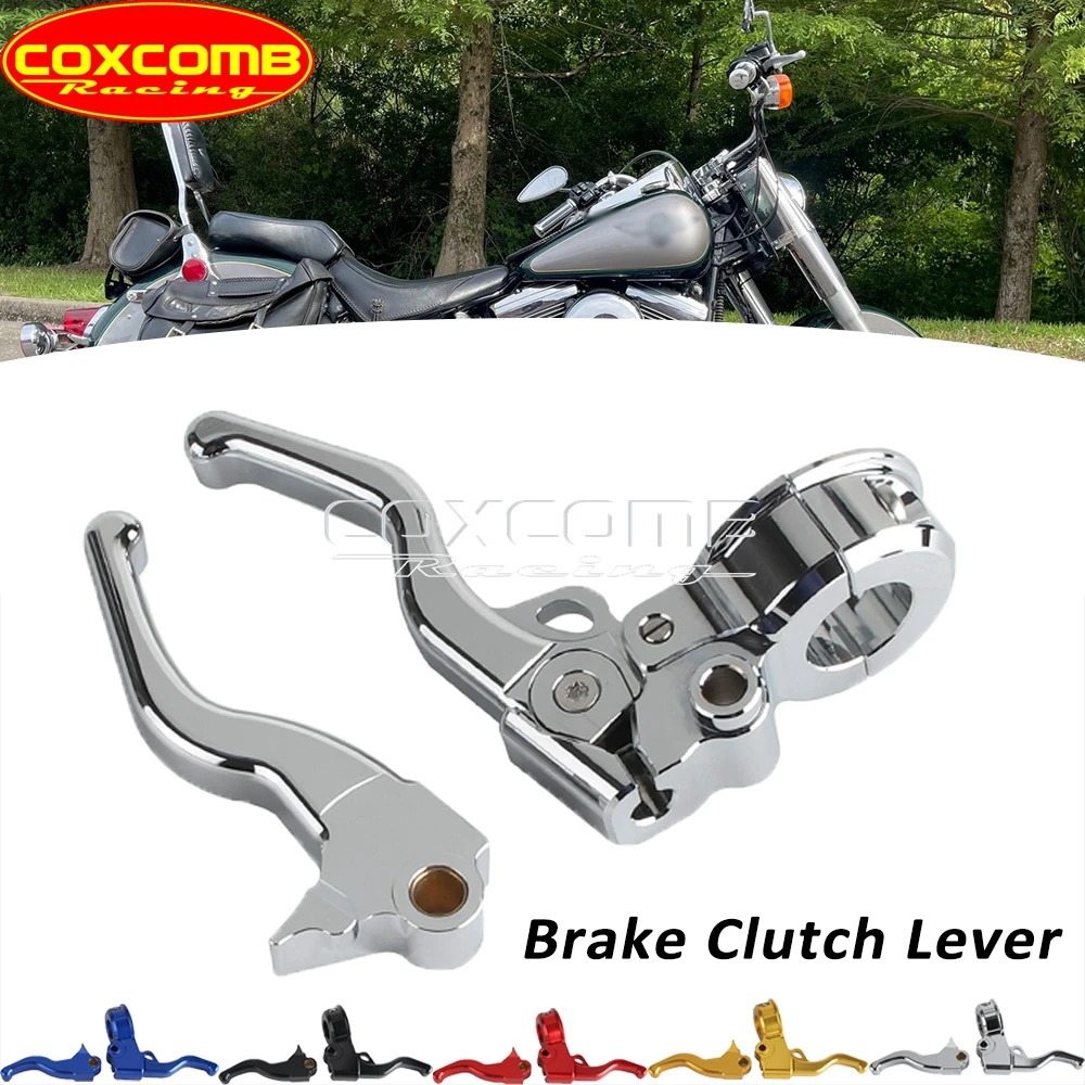 Handle Levers For Harley Cross Bones Springer FLSTSB Blackline FXS Bad Boy Springer FXSTSB Motorcycle Front Brake Clutch Lever