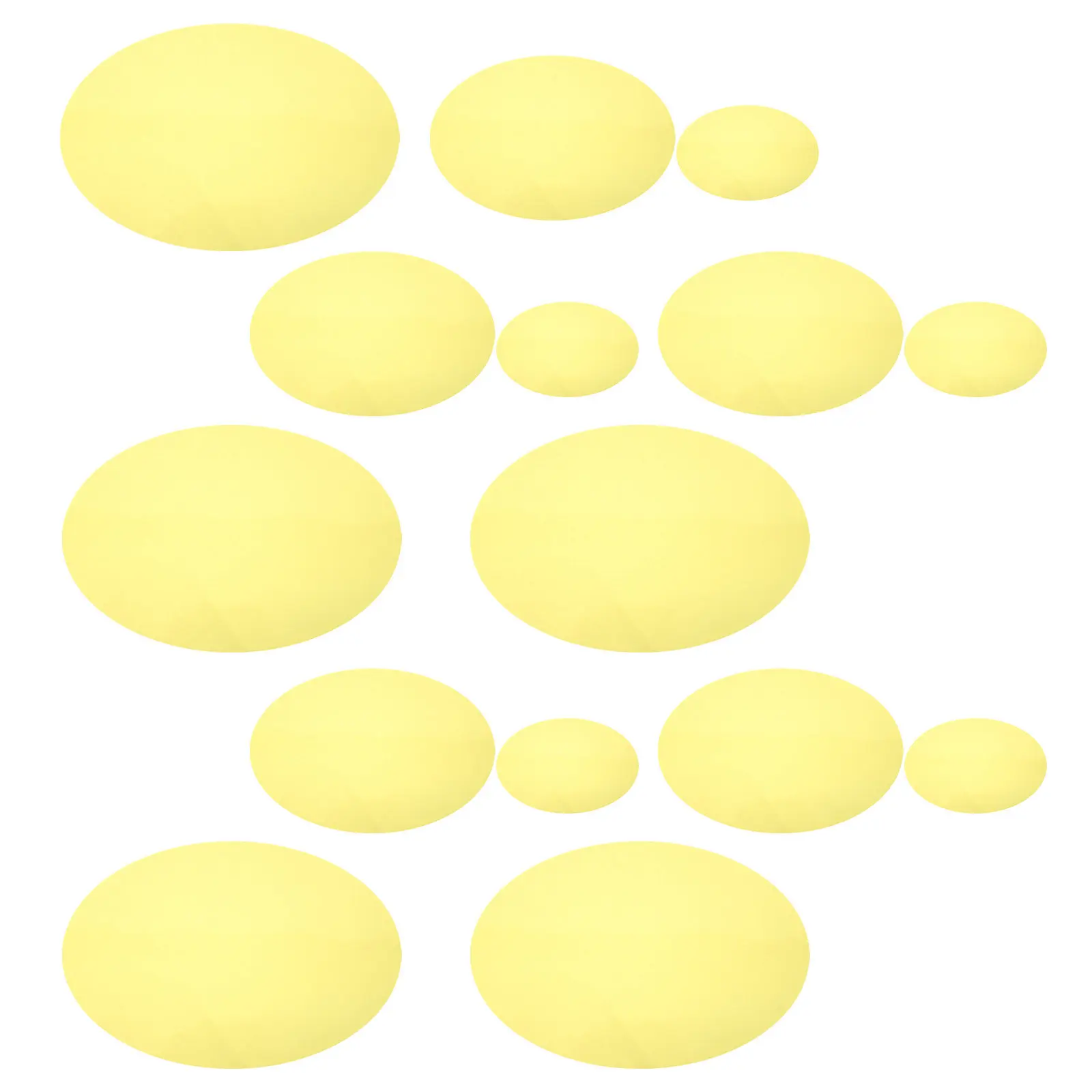 

15Pcs Atmosphere Lighting Color Film Warm Light Filter Adhesive Yellow Translucent Plastic Sheets Color Filter Sheets for LED