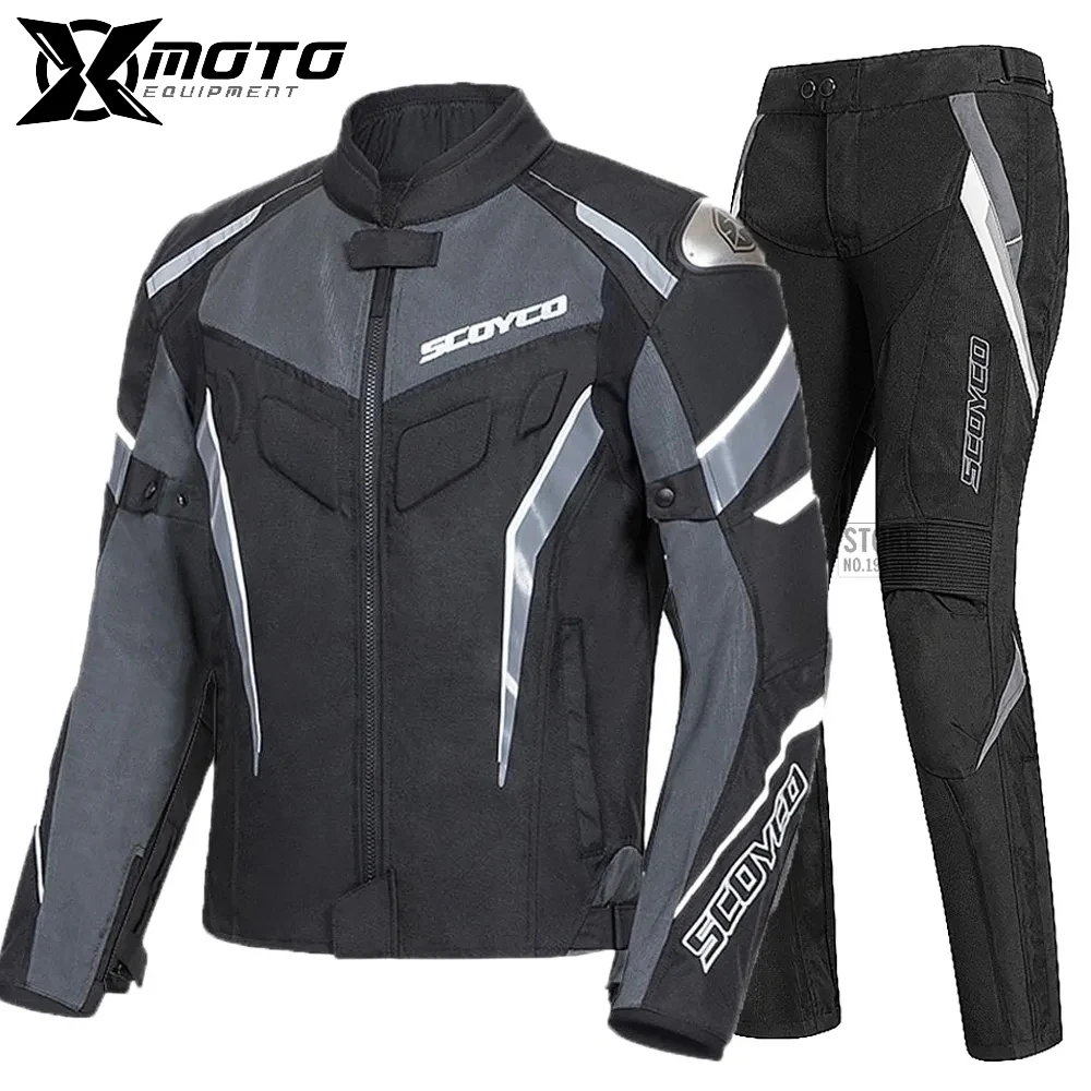 

SCOYCO Motorbike Race Riding Jacket Breathable Road Commuter Race Motorcycle Top Off-Road Outdoor Riding Motorcycle Jacket