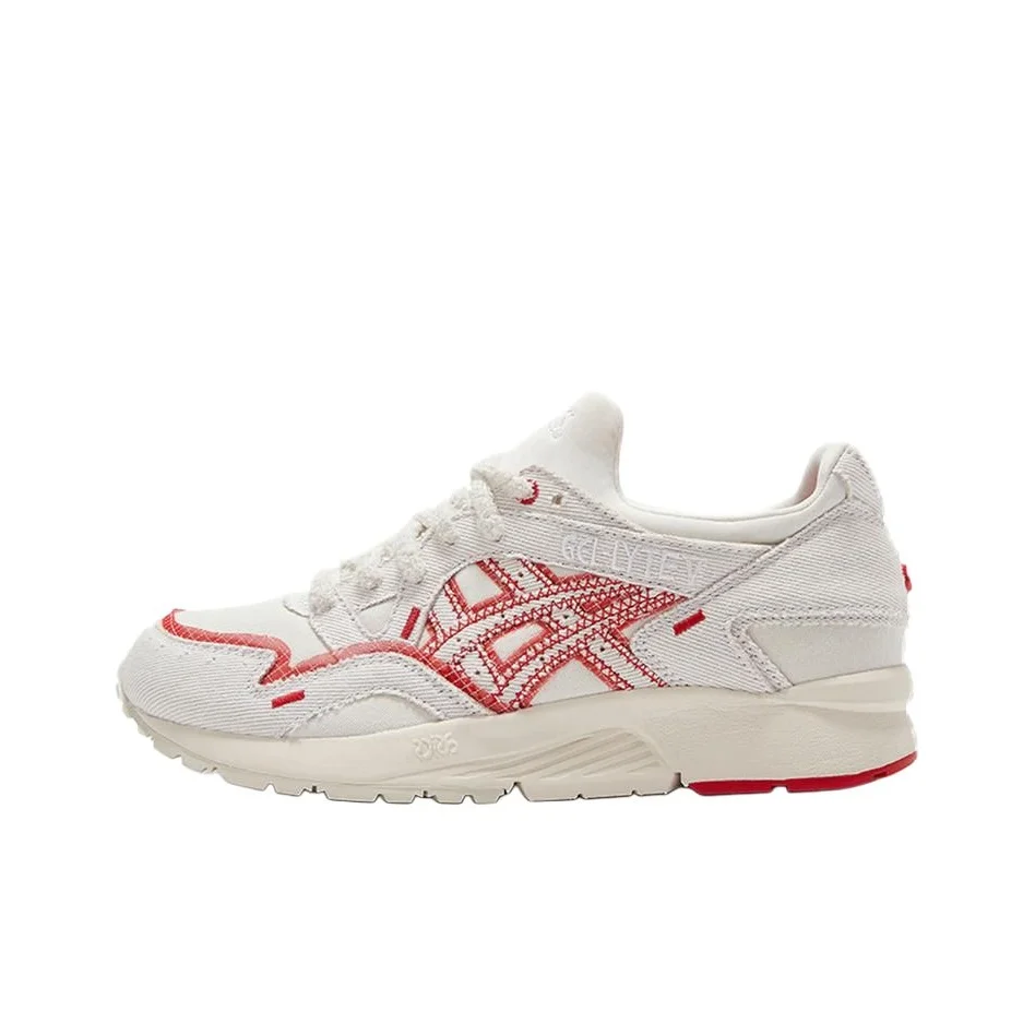 Kirsh X ASICS Gel Lyte 5 Casual Shoes Unisex Low Top White/Red 1203A363-100