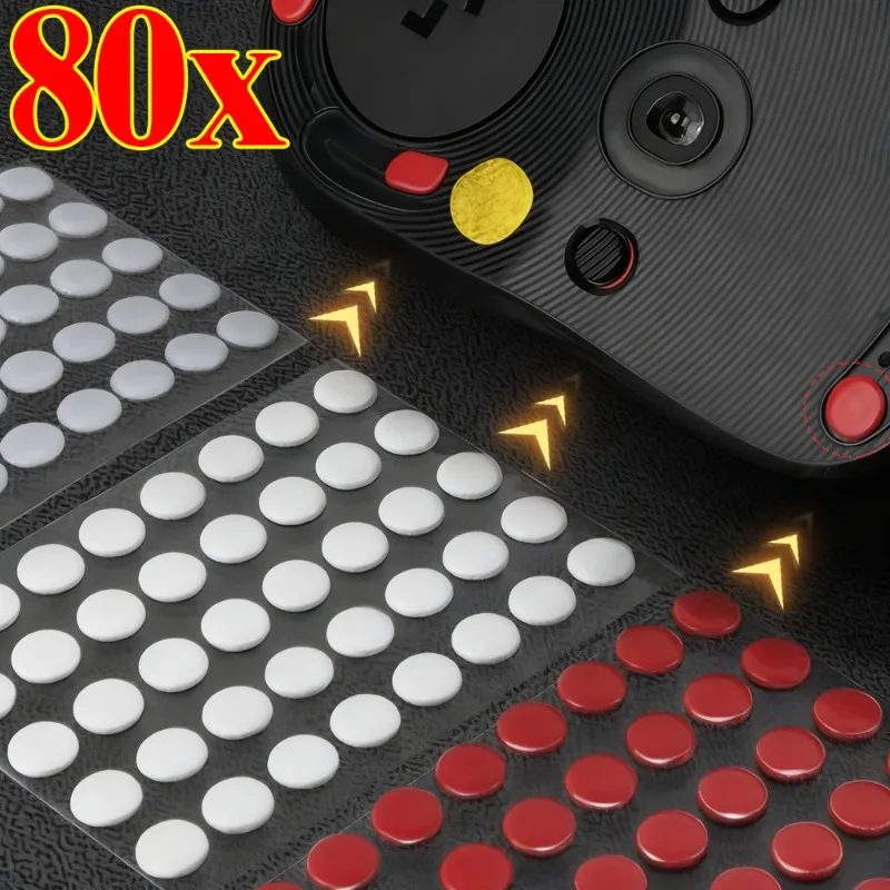 Pés de mouse substituição pontos arredondados universal mouse patins diy ratos glide pés resistente ao desgaste pequeno ponto redondo para mousepad vidro