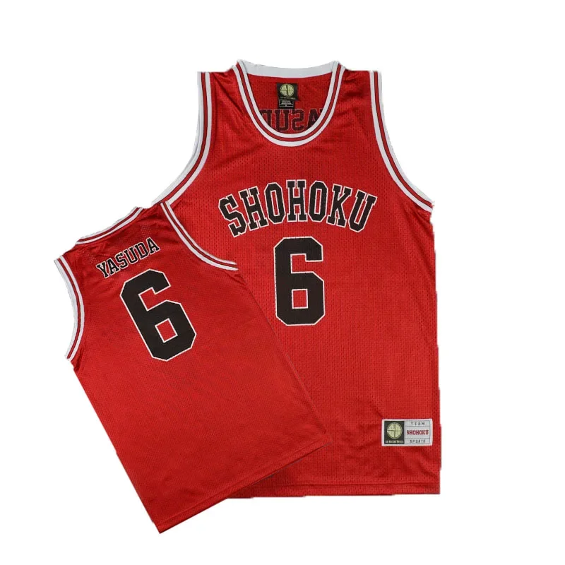 Anime Slam Dunk Shohoku Uniform ANZAI Akagi KOGURE MIYAGI SAKURAGI RUKAWA MITSUI Vest Basketball Jersey Cosplay Tank Tops Shirt