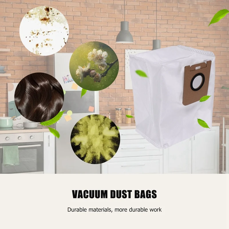 12 Pcs Dust Bags For Dreame Bot Z10 Pro Vacuum Cleaner Spare Parts Accessories