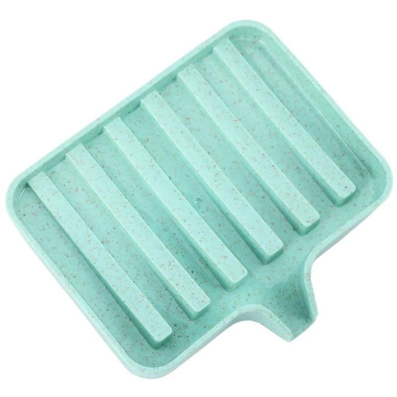 

Sponge Holder Storage Rack Drain Soap Box Tray Soapbox 3 Pcs Shower Soap Tray Tool Soap Dish Plate Holder Green Promotion