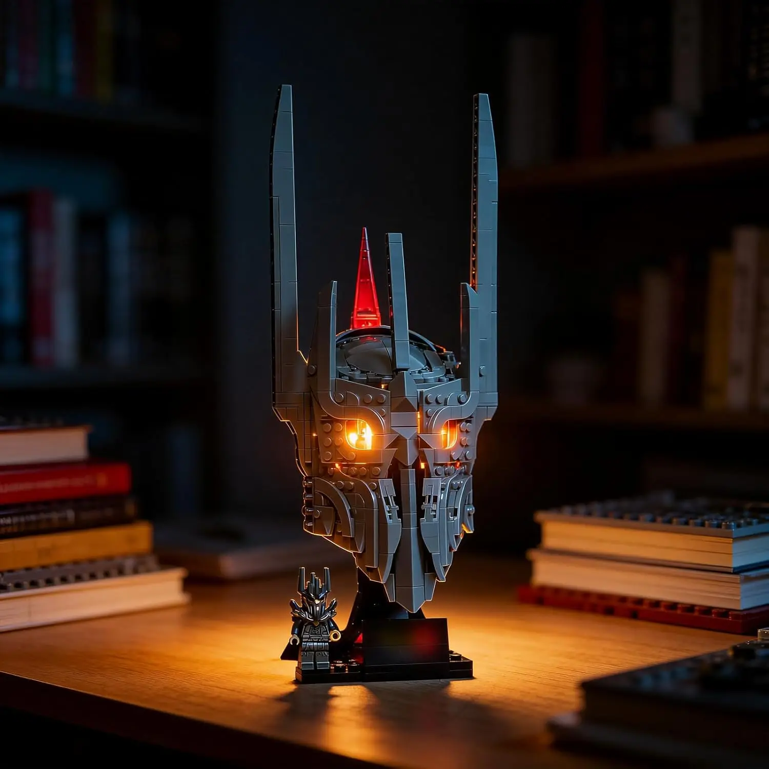

HPROSPER LED Accessory Light (No Model) For LEGO 11373 Icons The Lord of the Rings: Sauron's Helmet Easy Install Hidden Wiring