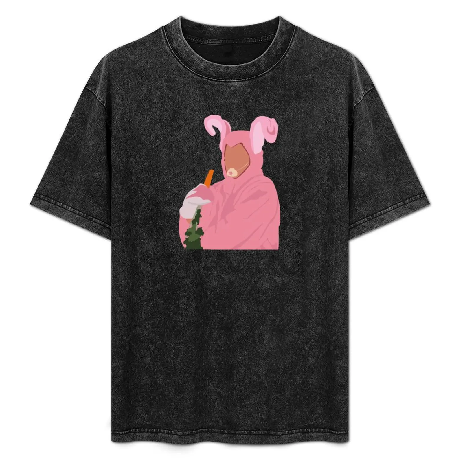 Chandler In Pink Bunny Costume T-Shirt blue archive anime graphic tee shirt outfits for men