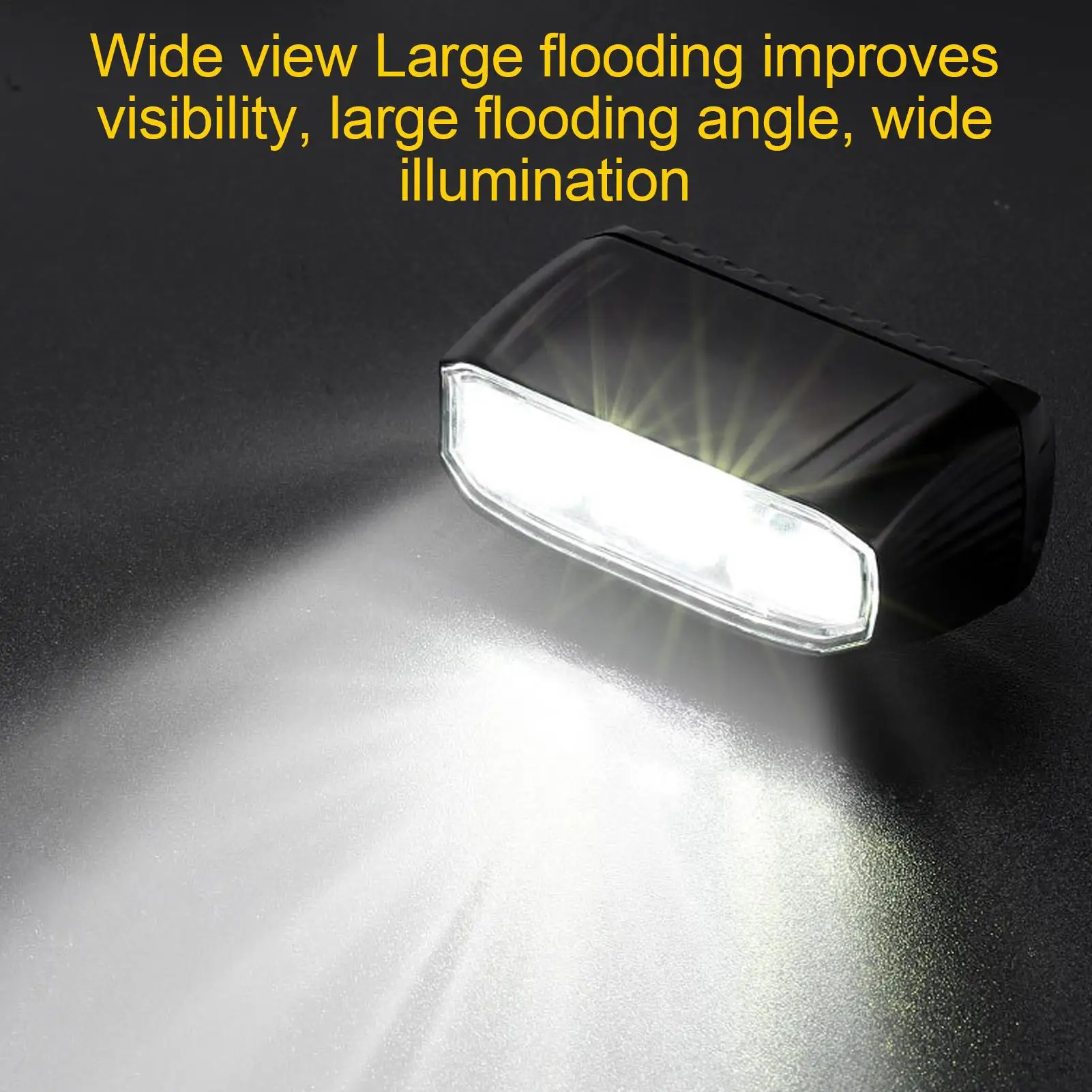 5 أوضاع إضاءة LED للمصباح الأمامي للدراجة، مصباح أمامي للدراجة فائق السطوع لركوب الدراجات الجبلية على الطرق، ضوء أمان للأطفال والكبار #3