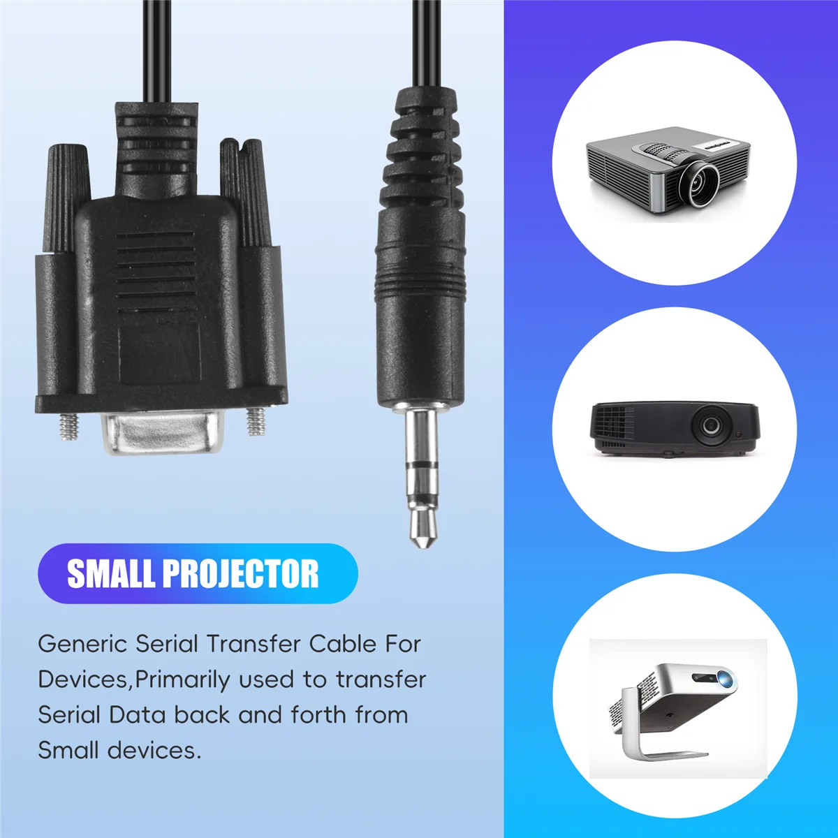 WHQT DB9 9-контактный гнездовой кабель VGA, гнездо DB 9 к TRS 3,5 мм (1/8 дюйма) TRS стерео штекер последовательный кабель для передачи данных-6 футов