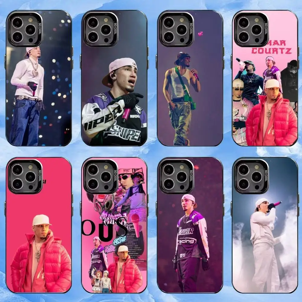 

O-Omar C-Courtz P-Primera Musa Phone Case For iPhone17,16,15,14,13,12,11 Plus,Pro Max Black Candy silver phone case