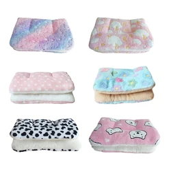 Flannel pet pad dog bed thickened sleeping pad dog blanket suitable for Chihuahua Labrador puppy kitten small large dog pet rug