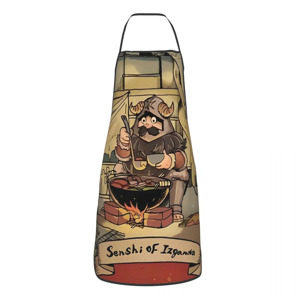 Dungeon Meshi Delicious In Dungeon - Senshi Cooking Aprons Chef Cooking Tablier Bib Kitchen Cleaning Pinafore for Women Men