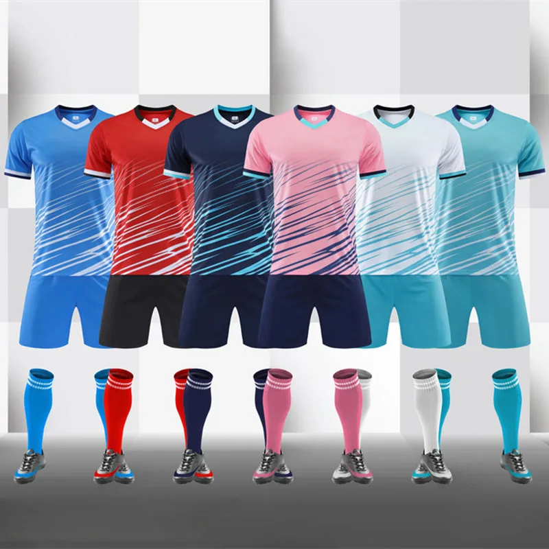 Custom Men Short Sleeve Breathable Sweat Absorbent Loose-fit Soccer Jersey Outdoor Fitness Training Unique Printed Logo T-shirt