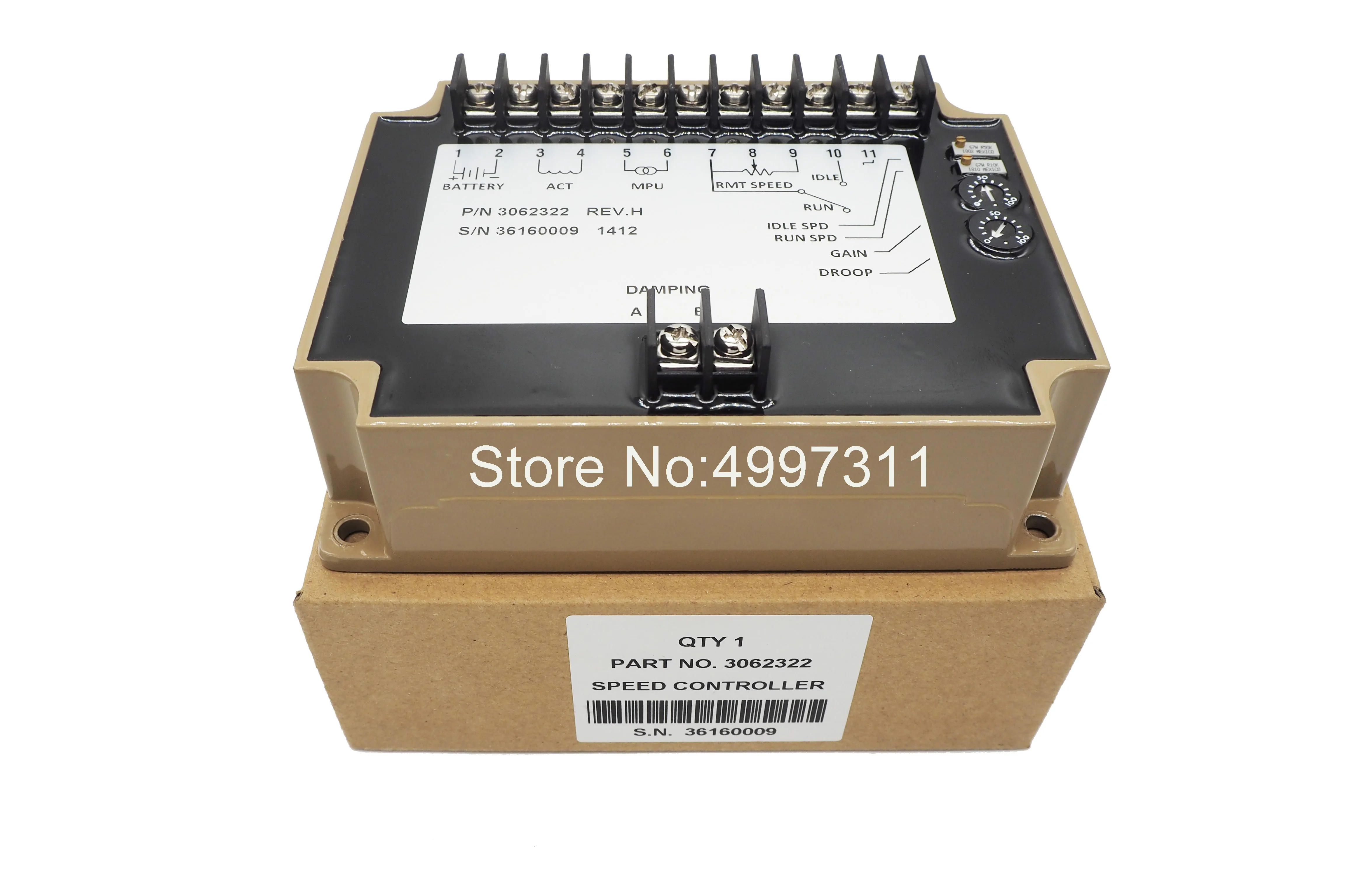 

Chinese Factory ! High Quality Speed Control 3062322/Speed Governor 3062322 Unit For Diesel Generator