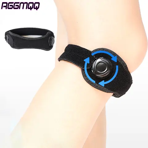 1PCS 조정 가능한 슬개골 무릎 스트랩 - 점퍼의 무릎, 건염 및 관절염을 위한 디자인 손잡이 버팀대 - 달리기, 농구 지원