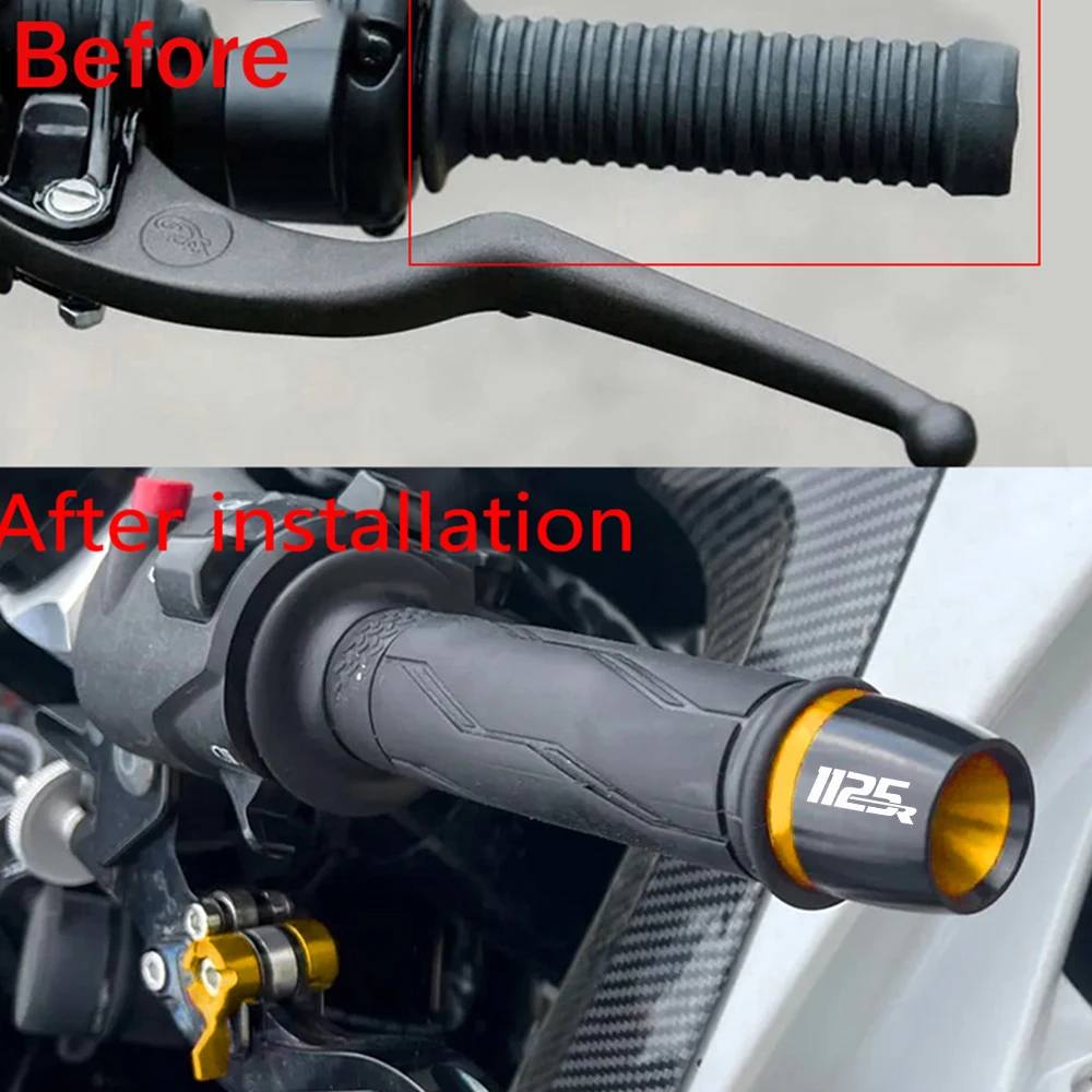For BUELL 1125R 1125 R 2008 2009 2010 2011 2012 2013 2014-2023 Universal Handlebar Grips Bar Ends Cap Counterweight Plug Slide image 5