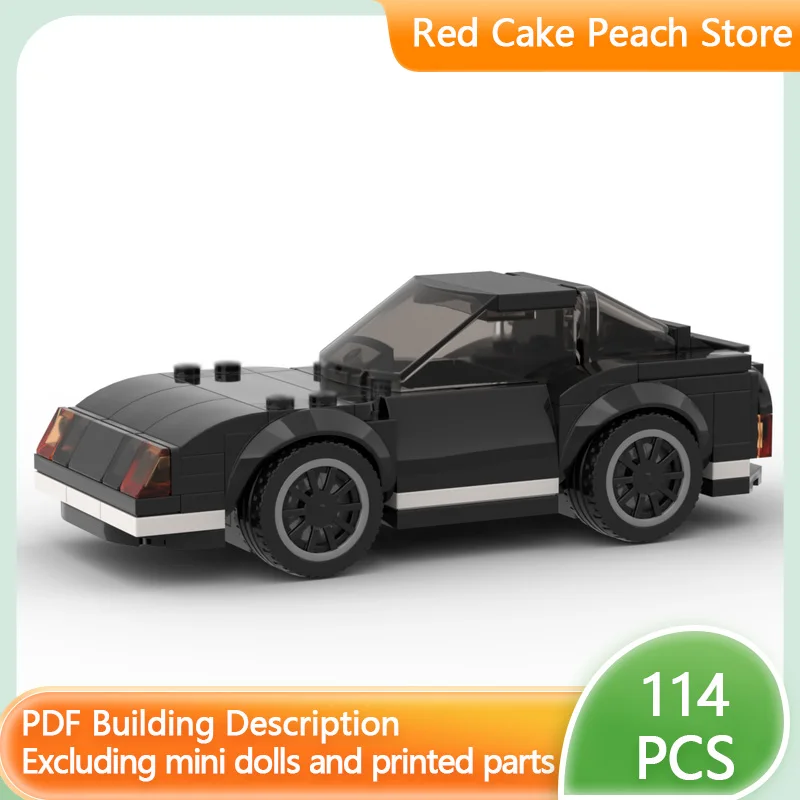 

Модель скоростного гоночного автомобиля MOC, строительные кирпичи CRX, двухдверный спортивный автомобиль, модульная технология, детские праздничные подарки, сборка игрушек, костюм