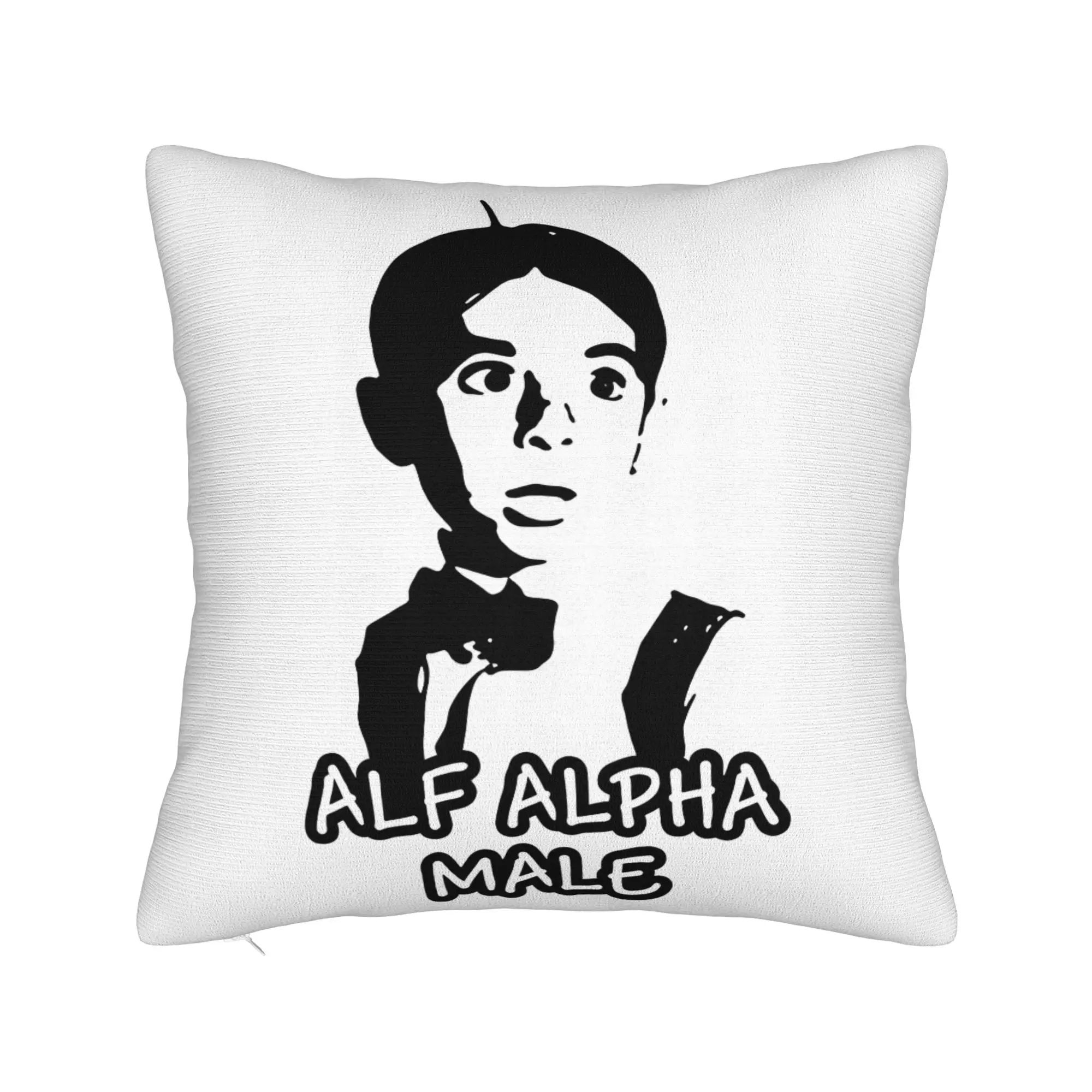 Pillow Case Alpha Male Boy Custom  Pillow Cover For Sofa Couch Bed Living Room Funny Pillowcases