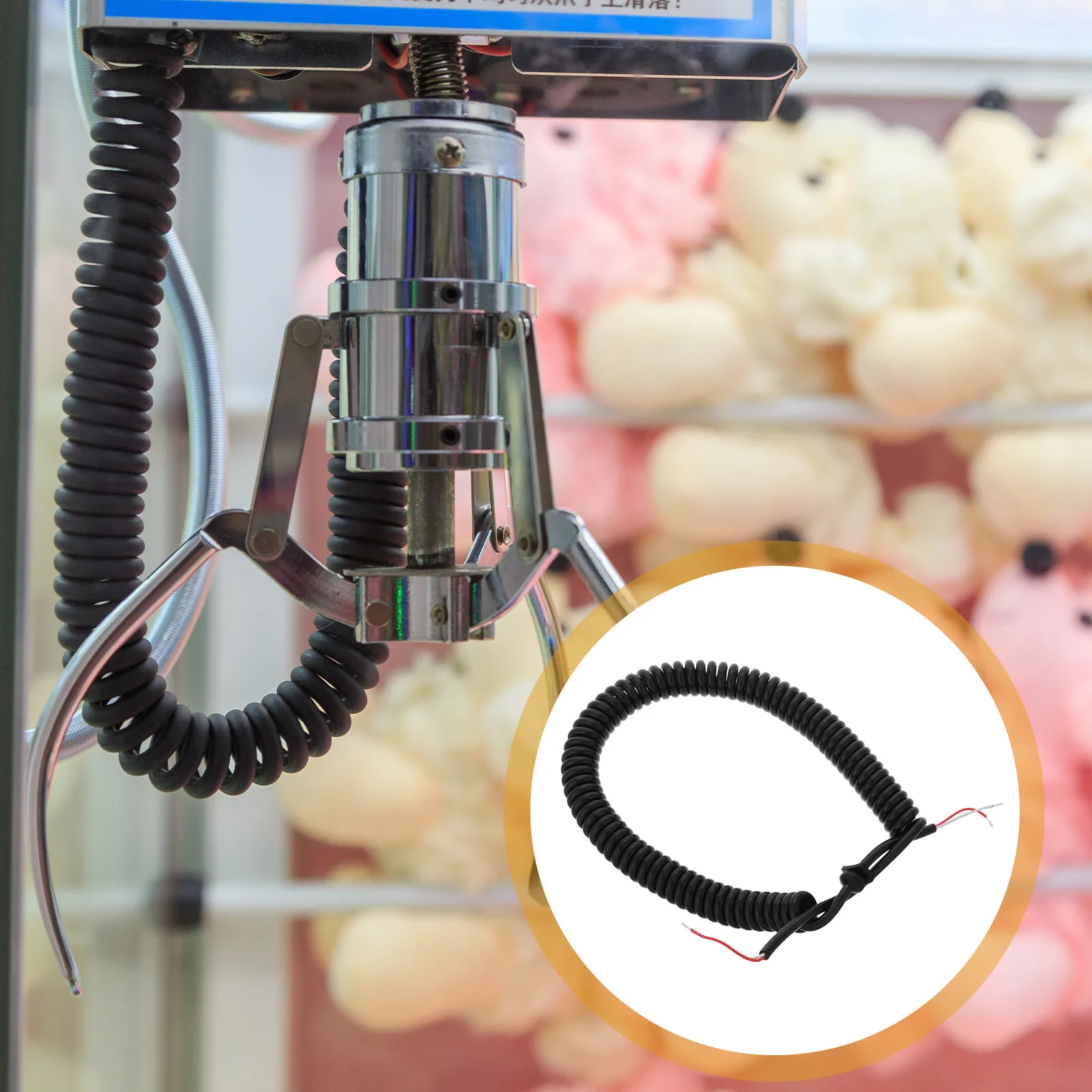 

Запасные части для игровых автоматов: надежные пружинные тросы и катушки для захватов, компоненты для модернизации кран-машин