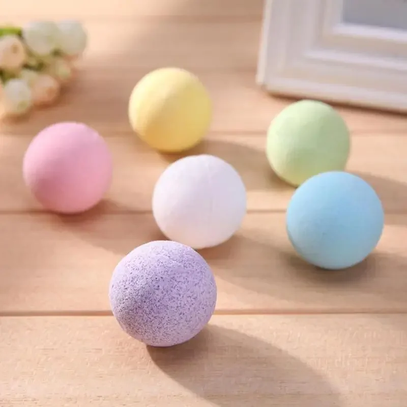 Sdotter New 1Pc 20g Small Bath Bomb Body Stress Relief Bubble Ball Moisturize Shower Cleaner for Bathtub Bathroon Supplies