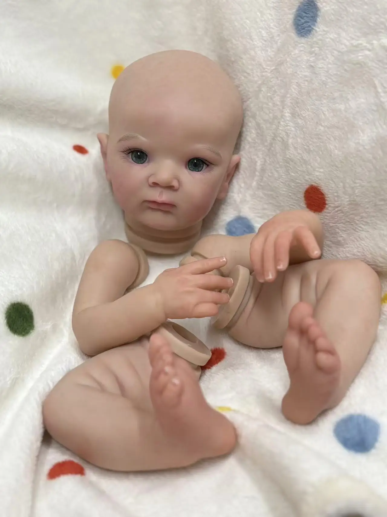 

DLS Customized Limited Supply 19''Reborn Baby Zaza With Cloth Body DIY Part Christmas Gift