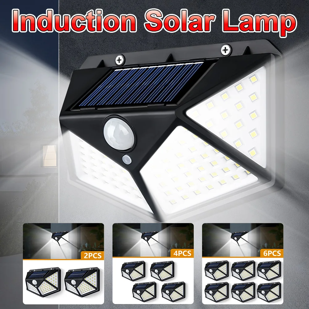 

1/2/4/6PCS Solar LED Outdoor Lighting Lights Motion Sensor Solar Powered Wall Lights Outdoor Courtyard Wall Lamp Home Decoration