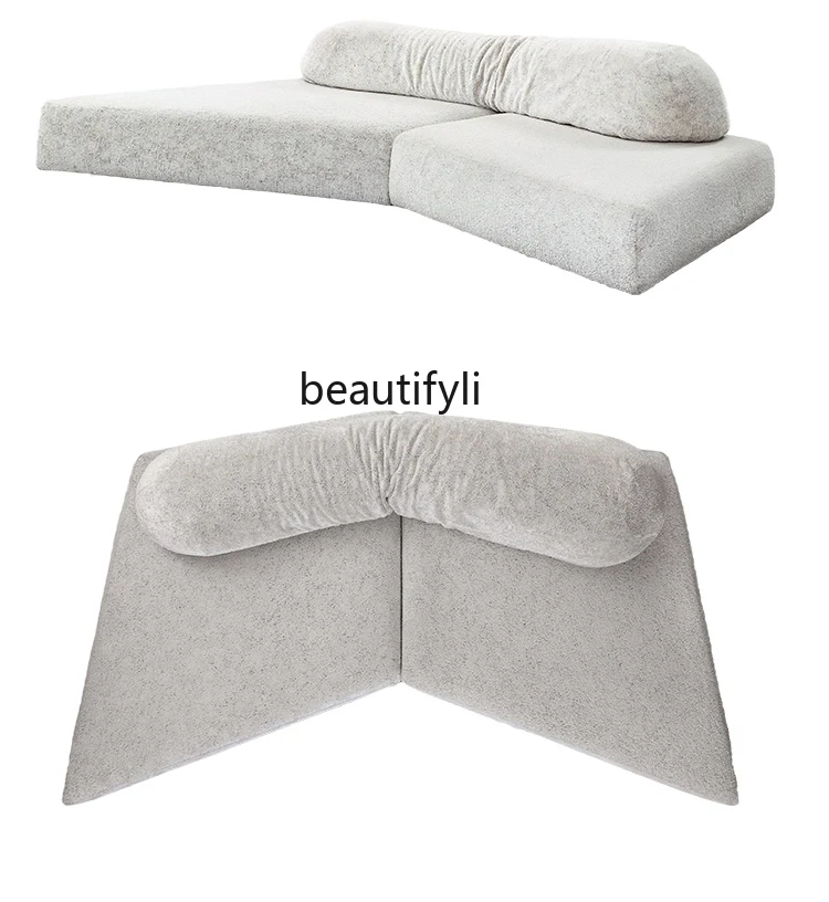 

Rock sofa, large horizontal hall, large flat floor movable irregular module sofa