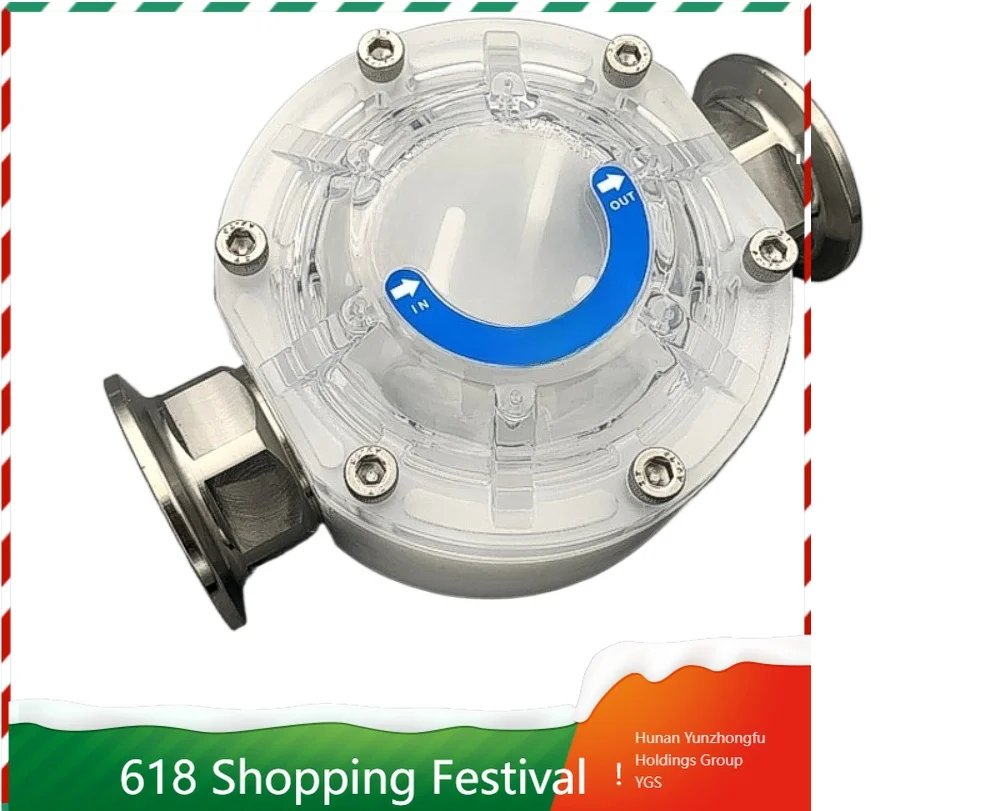 D1606 Compact Stainless Pulse Buffer Tank Anti Corrosion Structure For Diaphragm Peristaltic Pump Fluid Pressure Reduction