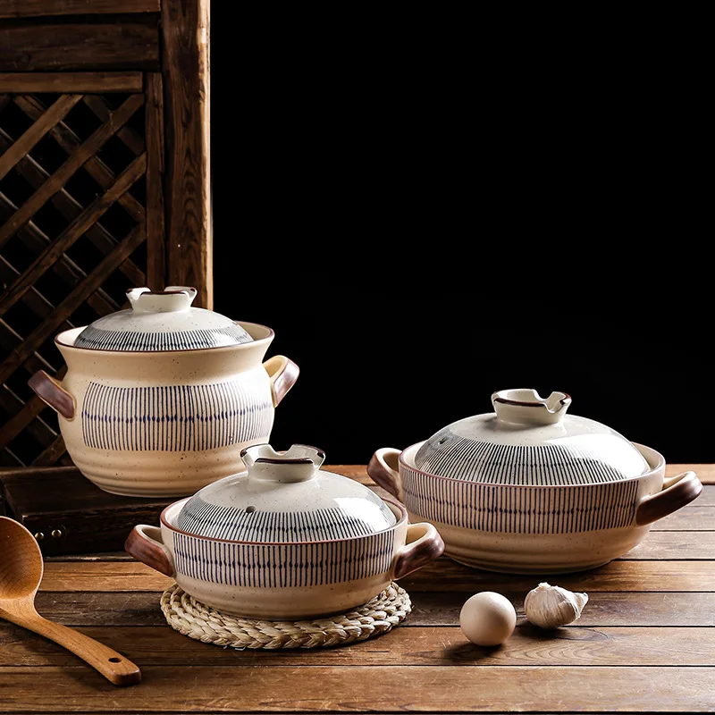 

Casserole household gas stove special casserole ceramic high temperature resistant rice stew pot high temperature resistant