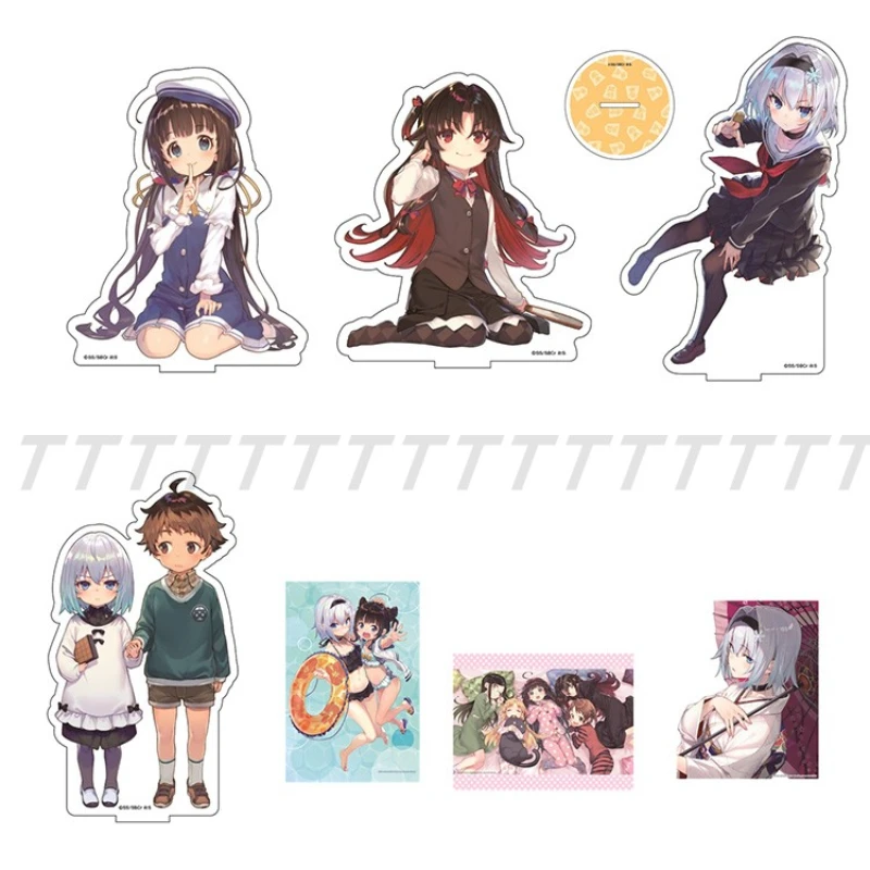 Game Anime Hinazuru Ai Yashin Acrylic Stand Doll Figure Model Plate Cosplay Toy For Gift