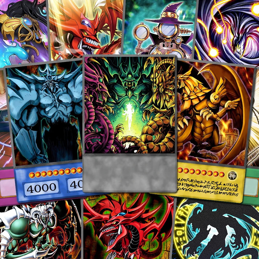 

50 шт./компл. YGO Egyptian God Archetypes Series Card Set Obelisk Slifer Ra Anime Style Orica Game Коллекция бумажных карточек