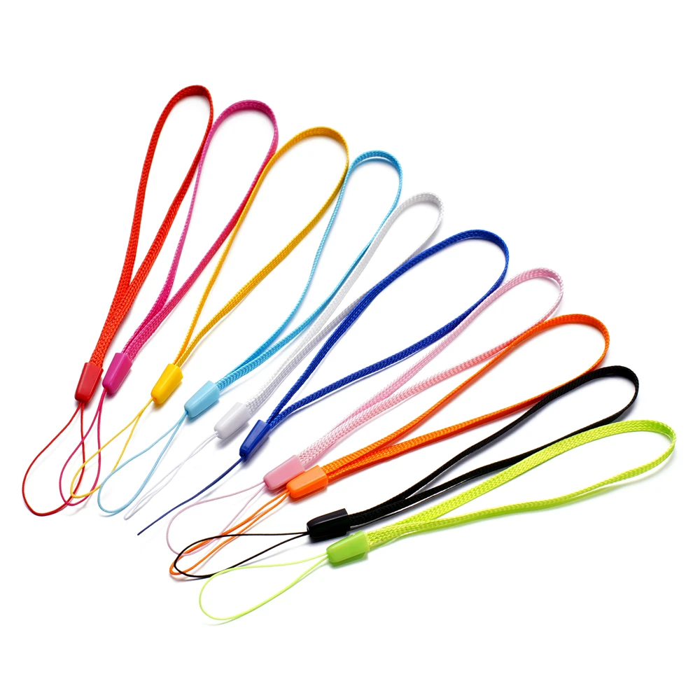 10-20pcs/lot Nylon Keychain Hooks Ropes Card Lanyard Cord For Handbag Bag Phone Jewelry Accessories Making Supplies Crafts