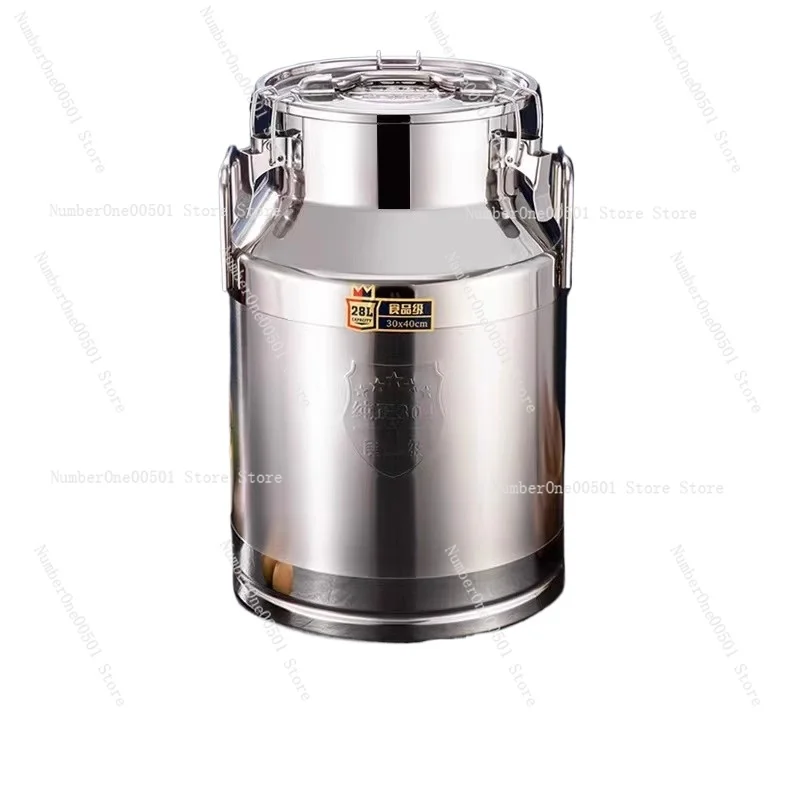 High Performance 304 Stainless Steel Milk Cooling Tank Edible Oil Tea Fermentation Barrel Wine Barrel