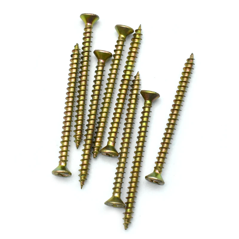 Wood Self-tapping Screw M3.5 M4 M5 Self Tapping Screws for Woodworking Phillips Countersunk Head Color Zinc Carbon Steel Box Kit