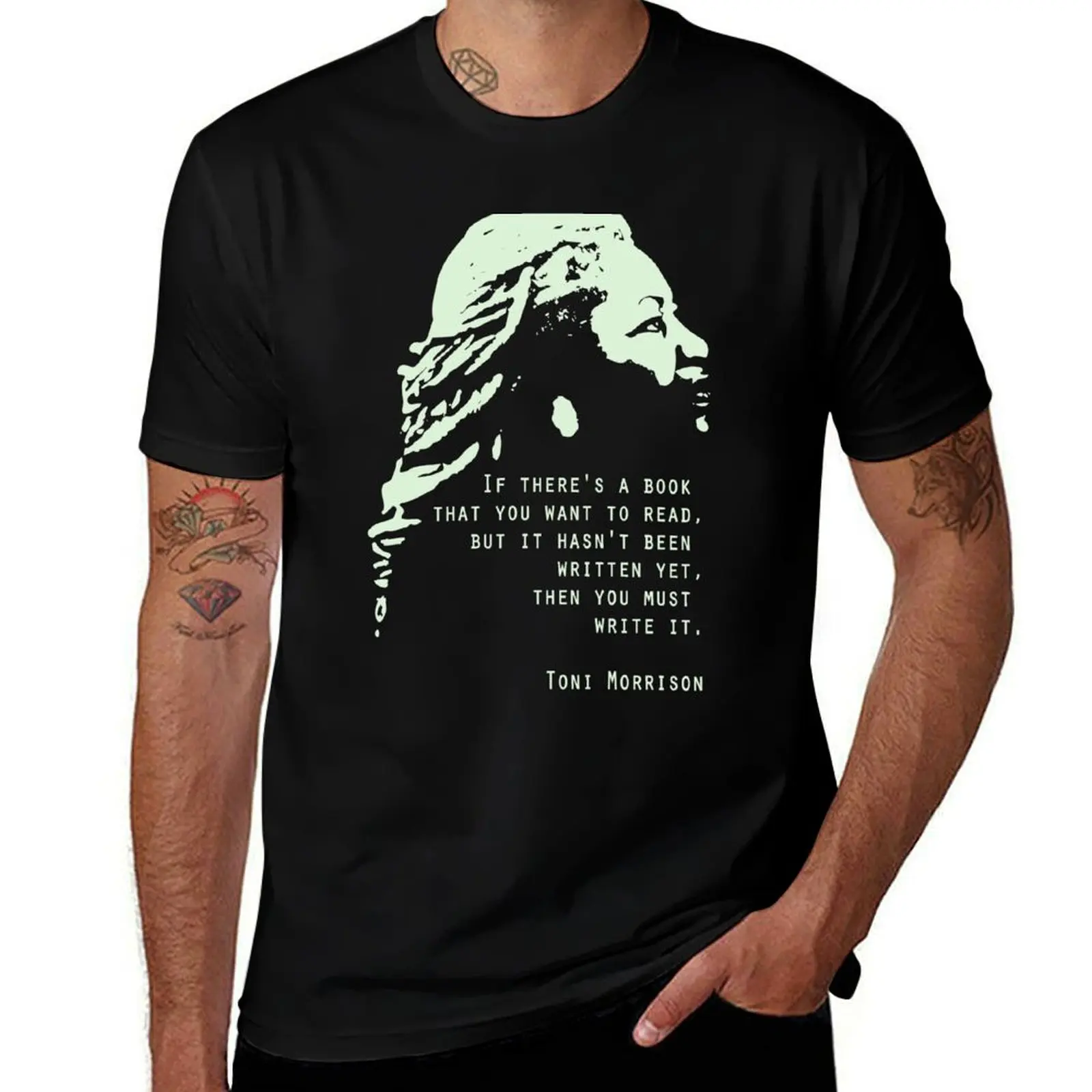 

Toni Morrison Print Quote Poster If there's a book that you want to read Poster Equality Feminism poster T-Shirt