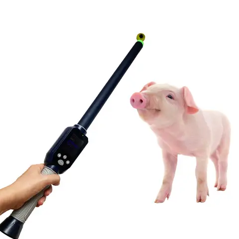 Leitor de vara uhf portátil, 860mhz-960mhz, rfid, etiqueta de orelha de animal, scanner de varinha, padrão ISO18000-6C para gerenciamento de contagem de ervas agrícolas