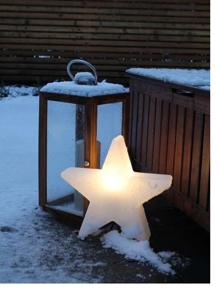 Outdoor courtyard light LED luminous star light balcony courtyard garden charging outdoor lawn light