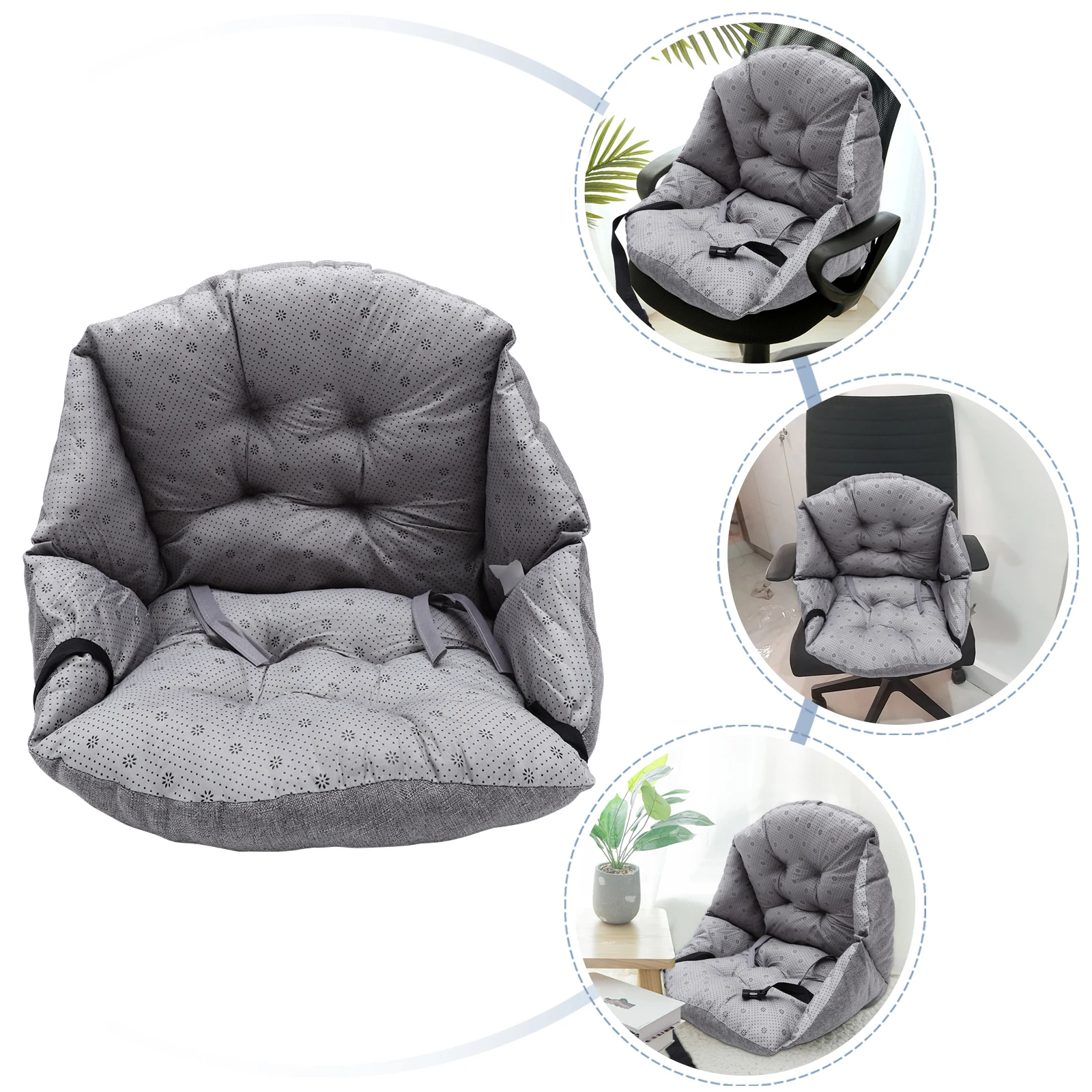 

Chair Cushion Waist Protection Seat Fashion Thicken Back Keep Warm Winter Warmer Practical Student