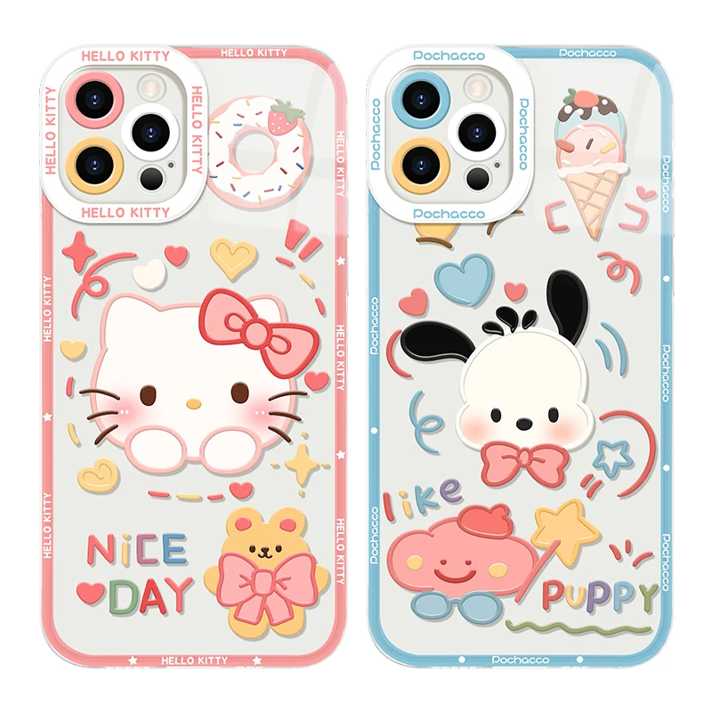 Hello Kitty Pochacco Case for Samsung Galaxy M53 M33 M52 M42 M22 5G M32 M13 4G M62 M51 M31S M22 M21 M12 M11 M02 M02S M01 Cover