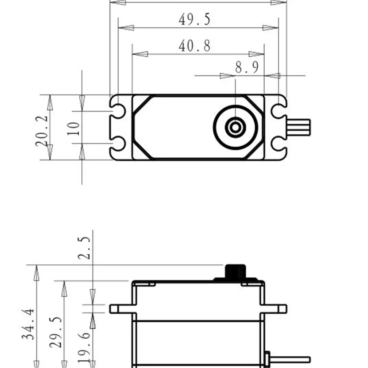 66t-electronics-accessories55kg-brushless-digital-servo-low-profile-metal-gear-ip67-black
